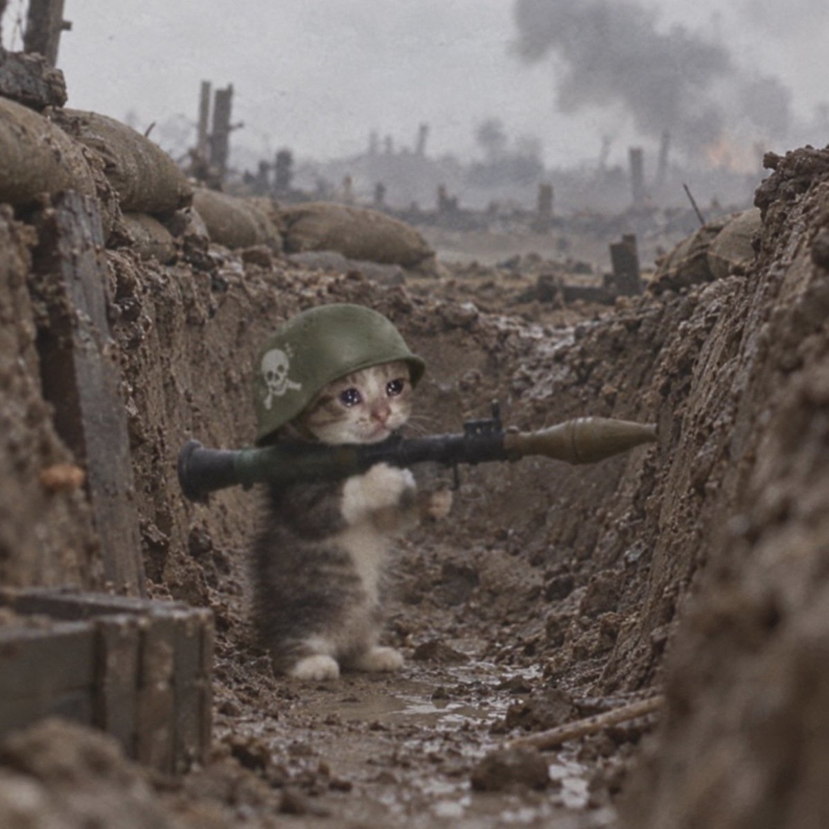 bazucatSOL's tweet photo. WE are going to make it out the trenches https://t.co/kO4NPCKovw