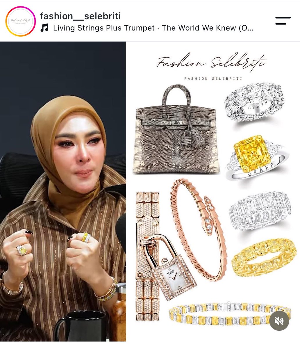 dukeofsemarang's tweet photo. SATU CINCIN DARI OUTFIT SYAHRINI DI PODCAST BISA BUAT HIDUP SLOW LIVING SAMPE MATI WOI 😭

19M buat satu cincin 😭😭😭😭 https://t.co/nVF6FgOSFa