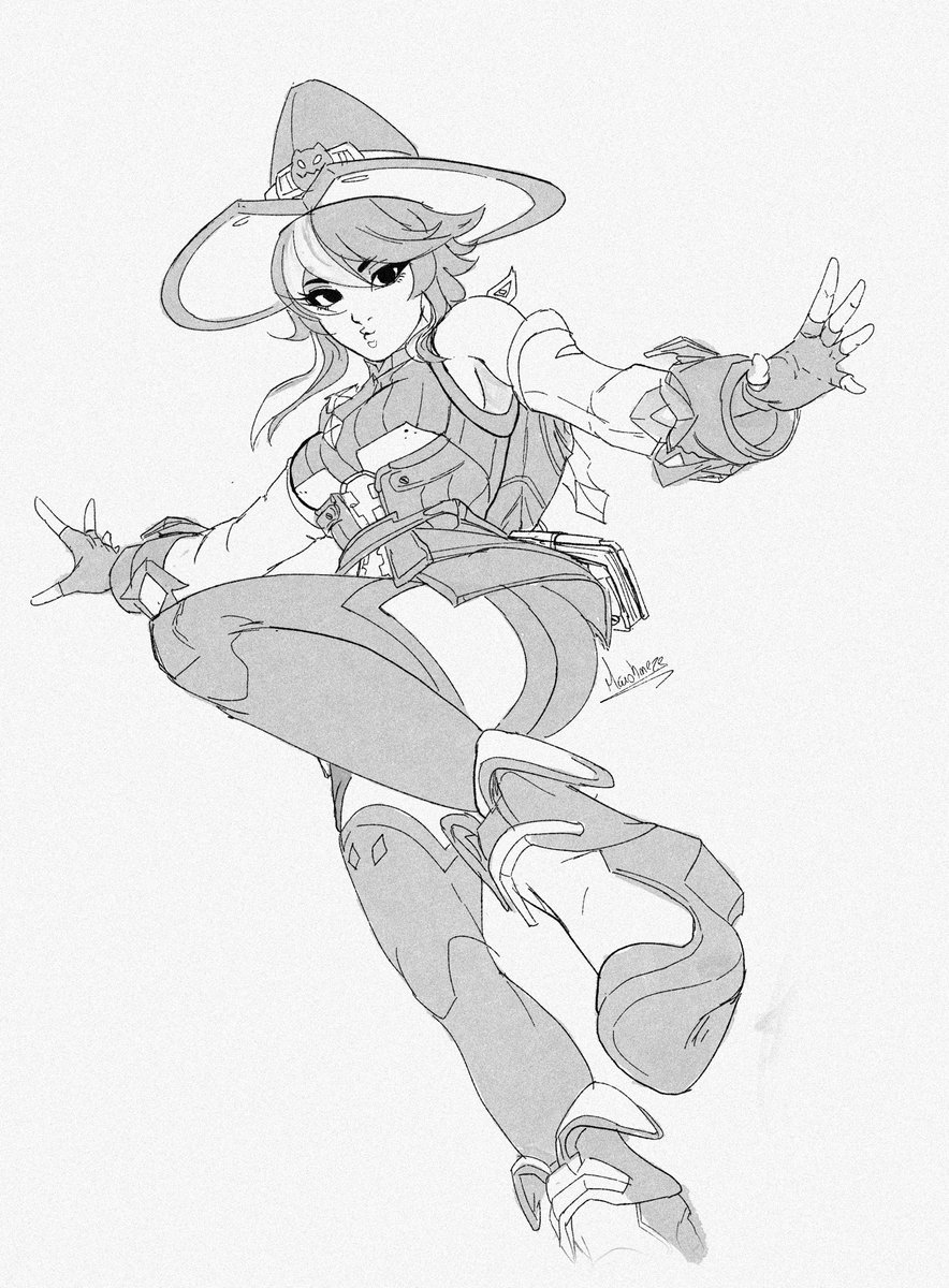 MaiOhNeze's tweet photo. Juno Halloween / Overwatch https://t.co/933uALqsZI