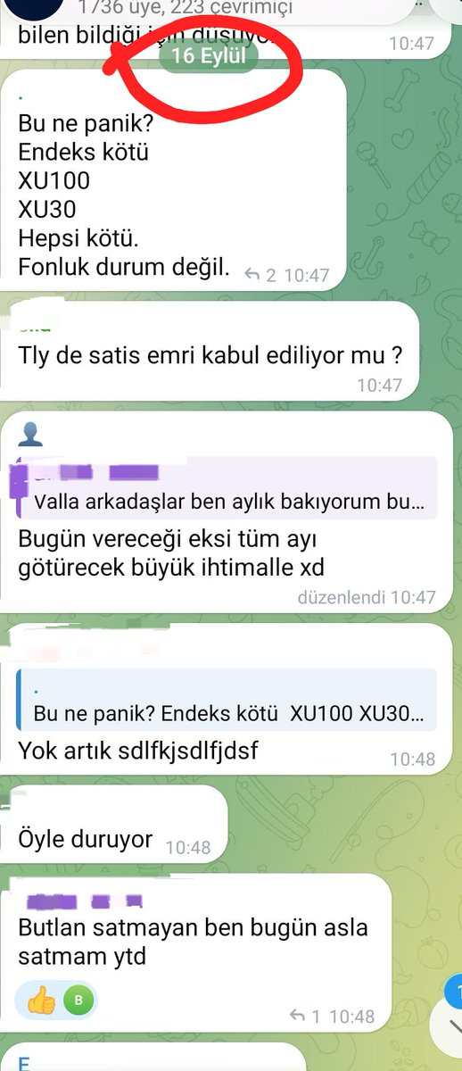 CagriB26816's tweet photo. 🔴 MAALESEF BAZI GERÇEKLERİ ARTIK BU ŞEKİLDE PAYLAŞMAM GEREKİYOR 

🔴 #PBLK olanlara bugün "Aç gözlü" diyenlerin, 16.09 tarihinde büründükleri durum.

🔴 14, 15 ve 16 Eylül sabahı zararına satış vermiş Pblk olanlar, paralarını istiyorlar diye AÇ GÖZLÜ oluyor.

🔴 16 Eylül günü öğlene kadar beklemiş "Buradan döner, kâr ederim" demiş, son ana kadar kazanırım umuduyla satmamış kişiler ise Pblk'lılar yüzünden mi MAĞDUR oluyor?

🔴 16.09 tarihinde sattım diyenlere bile gruplarda hakaretler ediliyor, "Sattıysan defol git, biz bu durumları çok yaşadık tekrar almak için sıraya girersiniz" deniliyordu.

🔴 Gruplarda bırakın sattım demeyi, fonu eleştirmek bile günah sayılıyordu.

🔴 Yüklediğim ekran görüntülerinde küfürlü ve argo içermeyen en soft yazışmalardan bazılarını derledim.

🔴 Benim derdim kimsenin mağdur olmaması, vurgunu yapanların mallarına el konulup tasfiye havuzuna dahil edilmesi, son mağdurun dahi mağduriyetinin tamamen giderilmesi. 

🔴 Bu mağduriyetler yalnızca kanunların eksiksiz uygulanması ile giderilebilir. Thf fonunda  7-8 milyar alacaklı olan Pblk'nın iptali ile değil.

🔴 Binlerce ekran kaydı yükleyebilirdim ama Twitter 4 adet fotoğrafa izin veriyor.

#PBLKOnceliğiKorunsun 
#AnaParaHerFon #PBLKhemenöde
#1MilyonUstuneANAPARA 
#öncePBLKsonra1Milyon #pblk
#ANAPARAKulHakkıdır