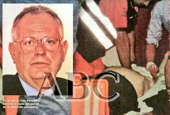 CarlosDeUrrecha's tweet photo. "Le pegó 2 tiros en la nuca por la espalda"
Fiscal Jefe TSJA D. Luis Portero García, 4 hijos, asesinado a balazos en Granada por los cobardes de ETA

"Todos los años en las Fiestas de Bilbao se homenajea a los asesinos de mi padre"
https://t.co/TLEtYEeIxP https://t.co/HpvfuPYDlA