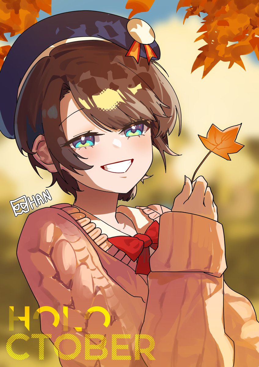 hansketch04's tweet photo. Holoctober Day 6 &amp; 7 - stickman &amp; Autumn outfit #holoctober #プロテインザスバル https://t.co/673RMGPba7