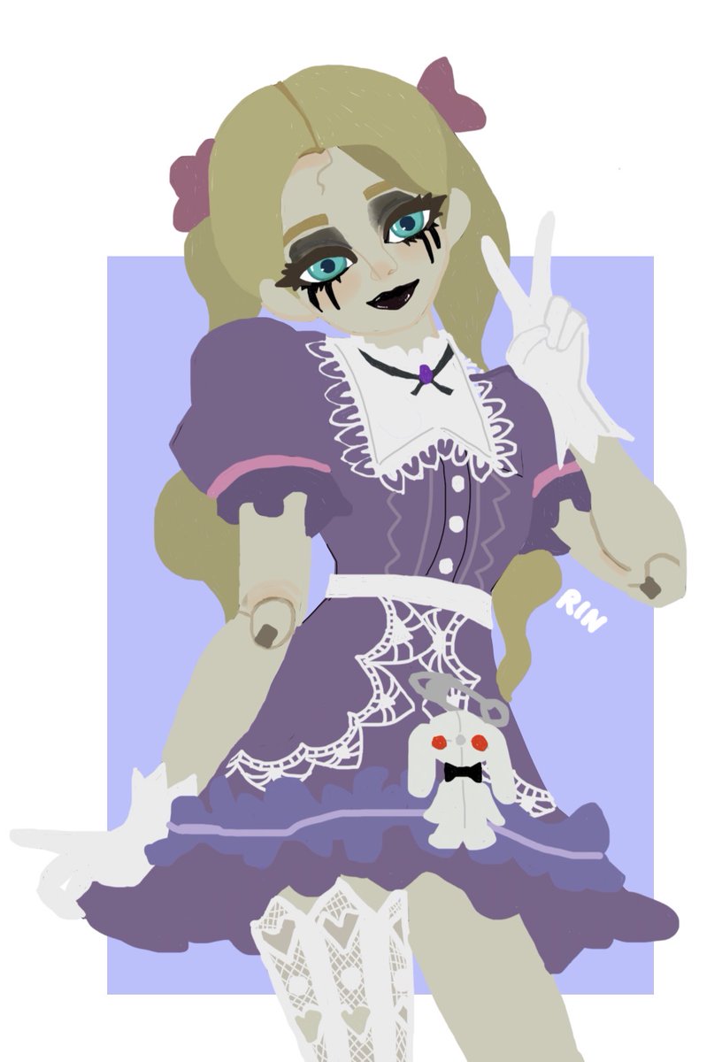 ClappedByYuki's tweet photo. Dollie Art 💜 #Art #FortniteArt https://t.co/XaBgHSrS0k