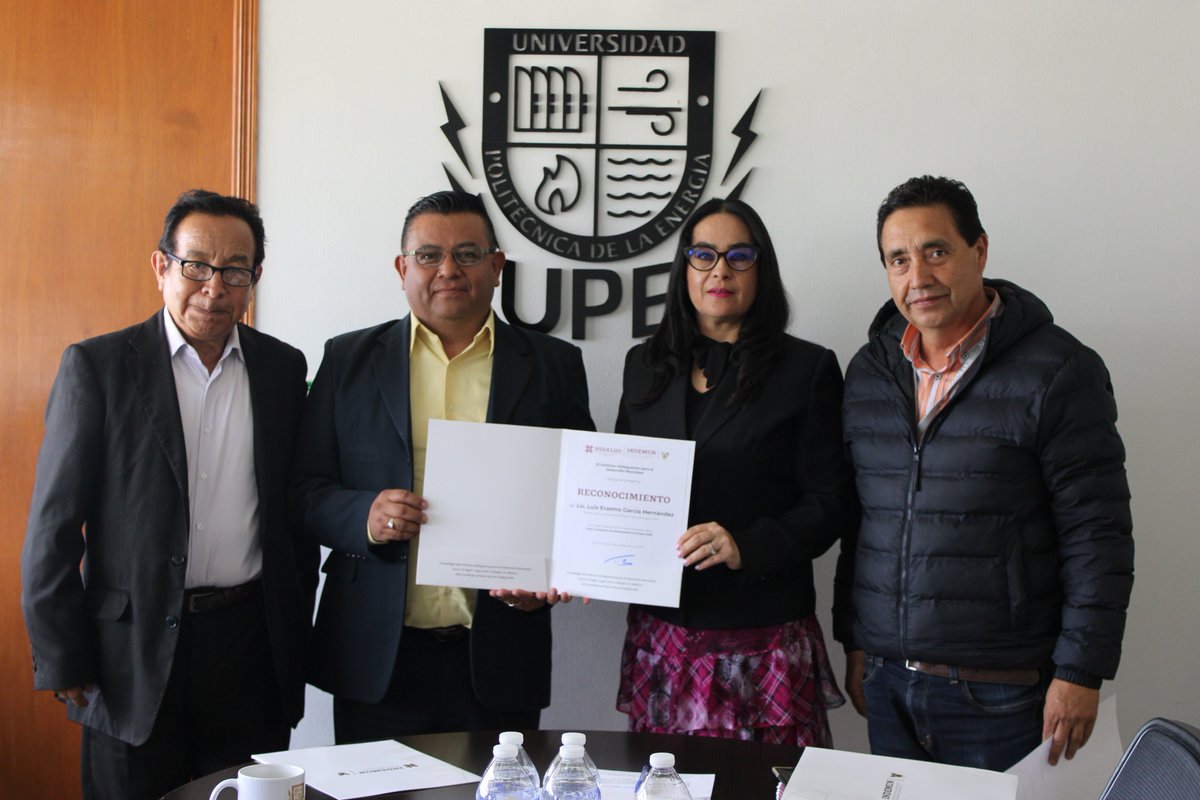 up_energia's tweet photo. La UPE recibió un reconocimiento por su participación en la Guía Consultiva de Desempeño Municipal 2026 y la revisión de la Agenda Municipalista del Indemun Hgo, refrendando su compromiso con la colaboración interinstitucional y el desarrollo de Hidalgo.

#AtlantesUPE https://t.co/euDYdwpkVj