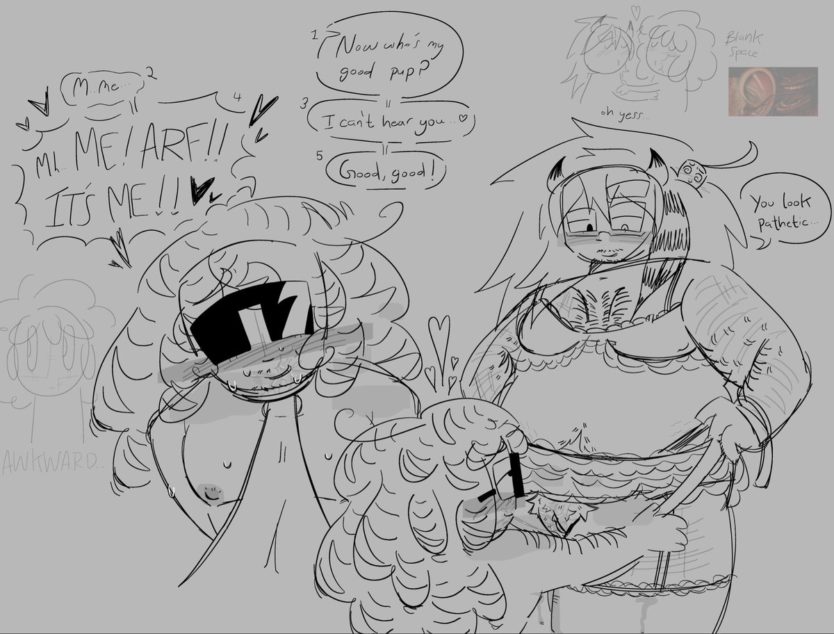 dihffer's tweet photo. kinktober days 8 + 9 : lingerie + pet play

this is super rushed but I DONT GIVE A GAF

#freaksaken #forsakennsfw https://t.co/IpLH28Zn3n
