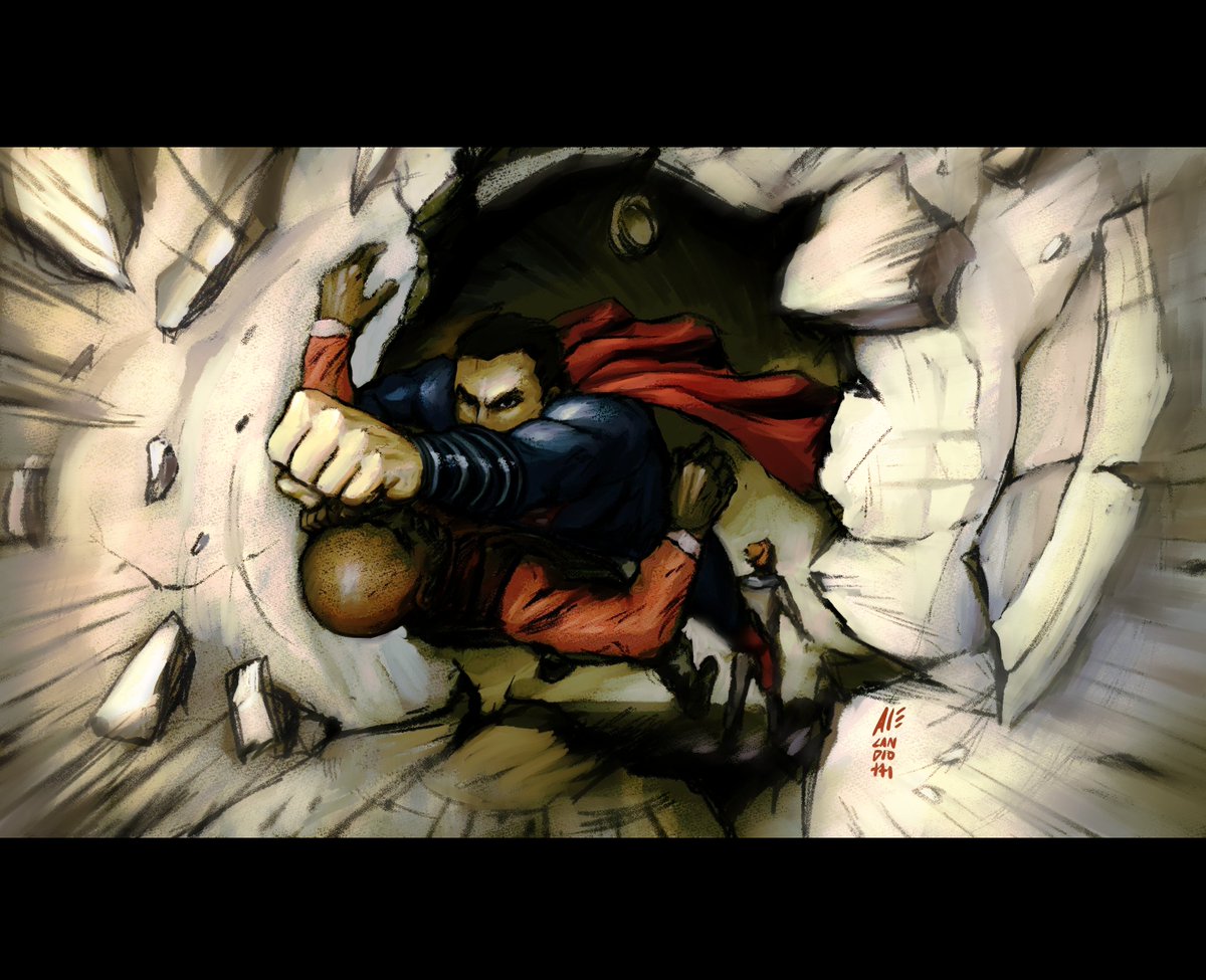 Maskofshy's tweet photo. Here some art of what I see in that BvS scene tho.
Superman takes the warlord. https://t.co/Ld2GXmq8MD