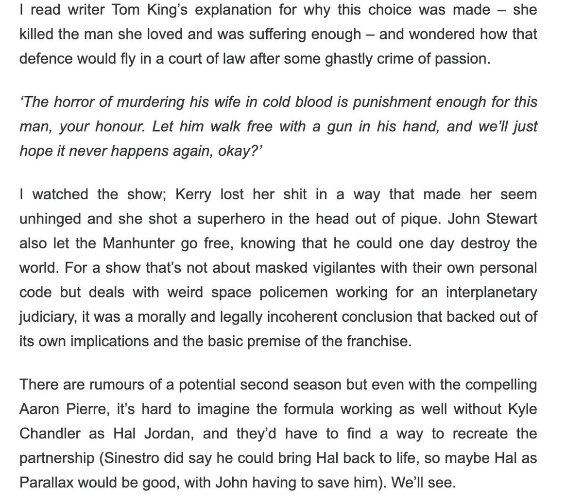 CSmartass_'s tweet photo. Grant Morrison's thoughts on the Lanterns finale from their Substack https://t.co/kba0nDwuCO