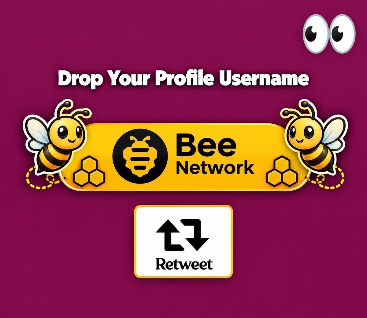 ATestnet9's tweet photo. Drop  your $Bee Username and Check back in 24 hours, 

Join wtsap for updates 
https://t.co/kJVi3NHYHS

Follow+ Repost 🔄

#BeeNetwork #Airdrop #Web3 https://t.co/y5khU24kUS