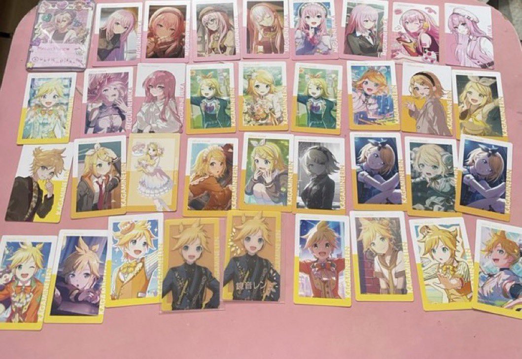 wat15_pika_soma's tweet photo. プロセカ グッズ エピカ 交換　譲渡 買取
譲→KAITO MEIKO ルカ　レン　リン　一歌　志歩　穂波　遥　みのり　雫　愛莉　こはね　寧々　奏　まふゆ　
求→同異種　彰人　杏　冬弥　咲希　　
80円+送料
郵送でのお取引き希望です。
よろしくお願いいたします。 https://t.co/FrCRiOHQ10