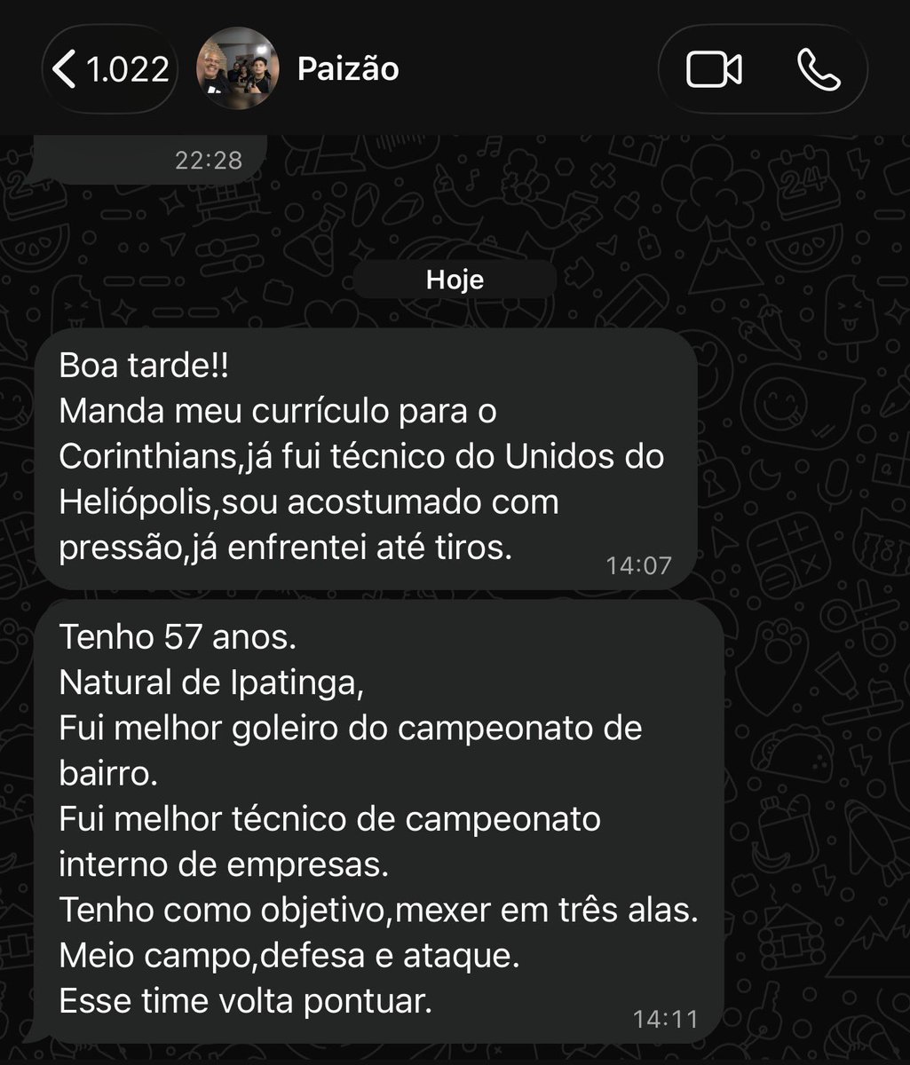 caiobatimao's tweet photo. A mensagem que recebi do meu pai… https://t.co/1ATLrzfOQP
