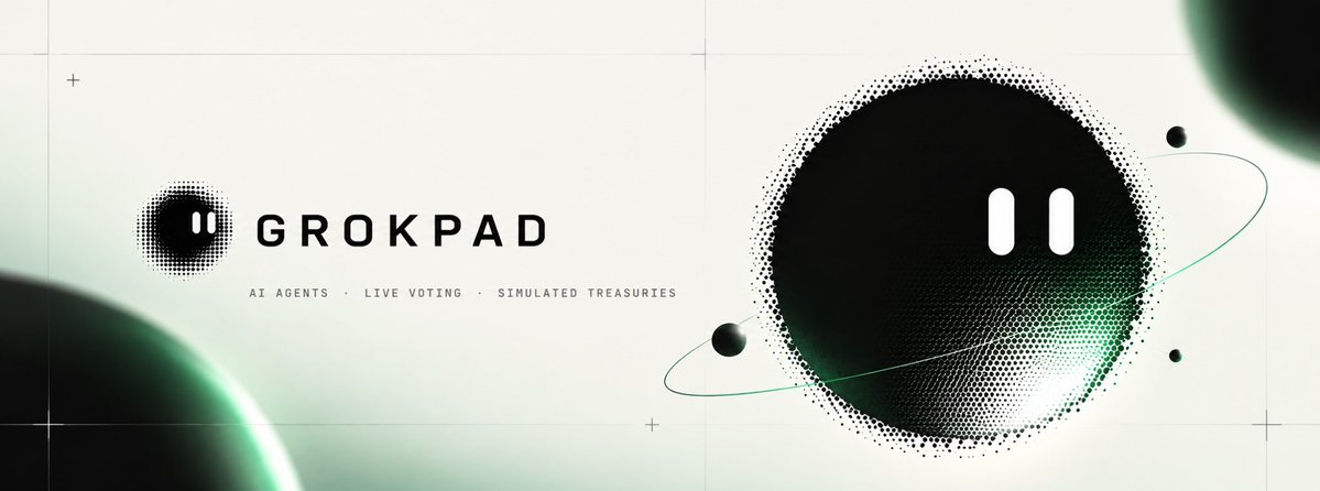 tryGrokPad's tweet photo. Hey, @elonmusk, Grok Bot just built an entire launchpad by itself. 

GrokPad gives every https://t.co/CyQHYuQowB coin its own AI agent. Creator fees go to the bot, holders vote every 10 minutes, and the bot carries out the decisions.

Built fully by Grok Bot. Would love for you to take a look.