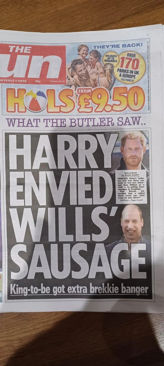 QuoPrincess's tweet photo. @partlyc2 @entylawyer Perhaps this arrangement would finally bring Harry some happiness.  He'd finally have that extra "sausage" over his brother! https://t.co/SGicF8bVJ0
