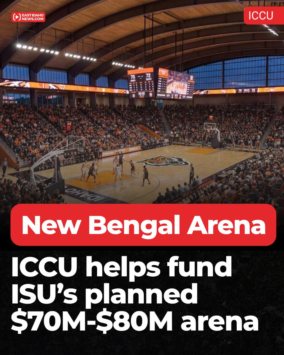 EastIDNews's tweet photo. Idaho State is getting a major upgrade! A new $70 million to $80 million arena is planned for Pocatello, promising a whole new experience for Bengals basketball and the community.

https://t.co/eDNCXvQjib

#EastIdahoNews #ISU #Pocatello https://t.co/duuTkqpHdx