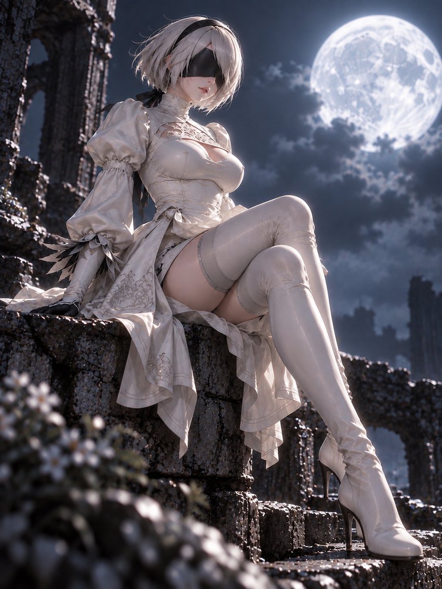 riiiimu_01's tweet photo. 2B。
白衣装。

#2B #ニーアオートマタ #NieR #AIイラスト #AI壁紙 https://t.co/TprxqYNXnG