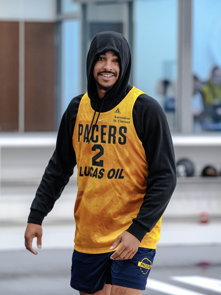 Pacers's tweet photo. Clocked in 🔒 https://t.co/br2F4rrCB7