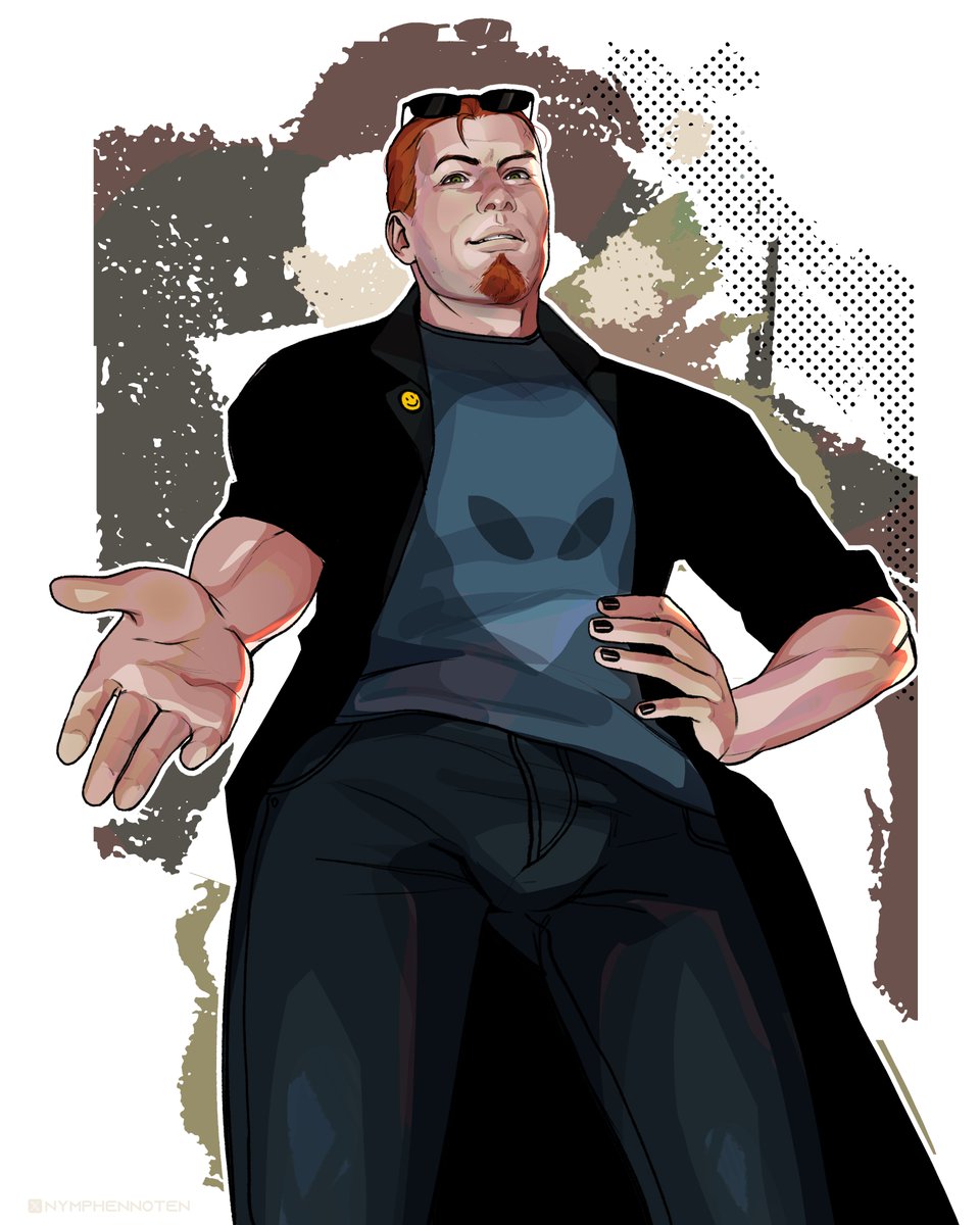 nymtheother's tweet photo. Postal Dude fanart https://t.co/zukNzlju4F