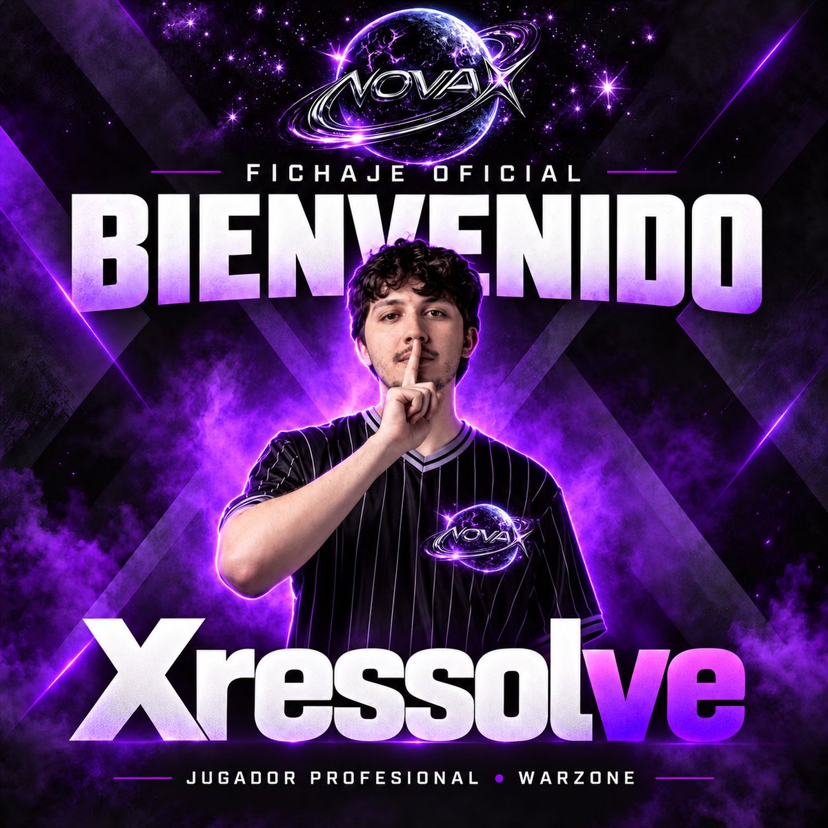 NovaX_org's tweet photo. 🚨 ¡Xressolve se une a NovaX! @xRessolve 

Damos la bienvenida a nuestro nuevo jugador profesional de Warzone, quien llega para reforzar el competitivo y defender nuestra bandera. 🔥

Gracias por confiar en el proyecto. ¡Bienvenido a tu nueva casa, Xressolve! 💜

#NovaX #Warzone https://t.co/71R8JMM37v