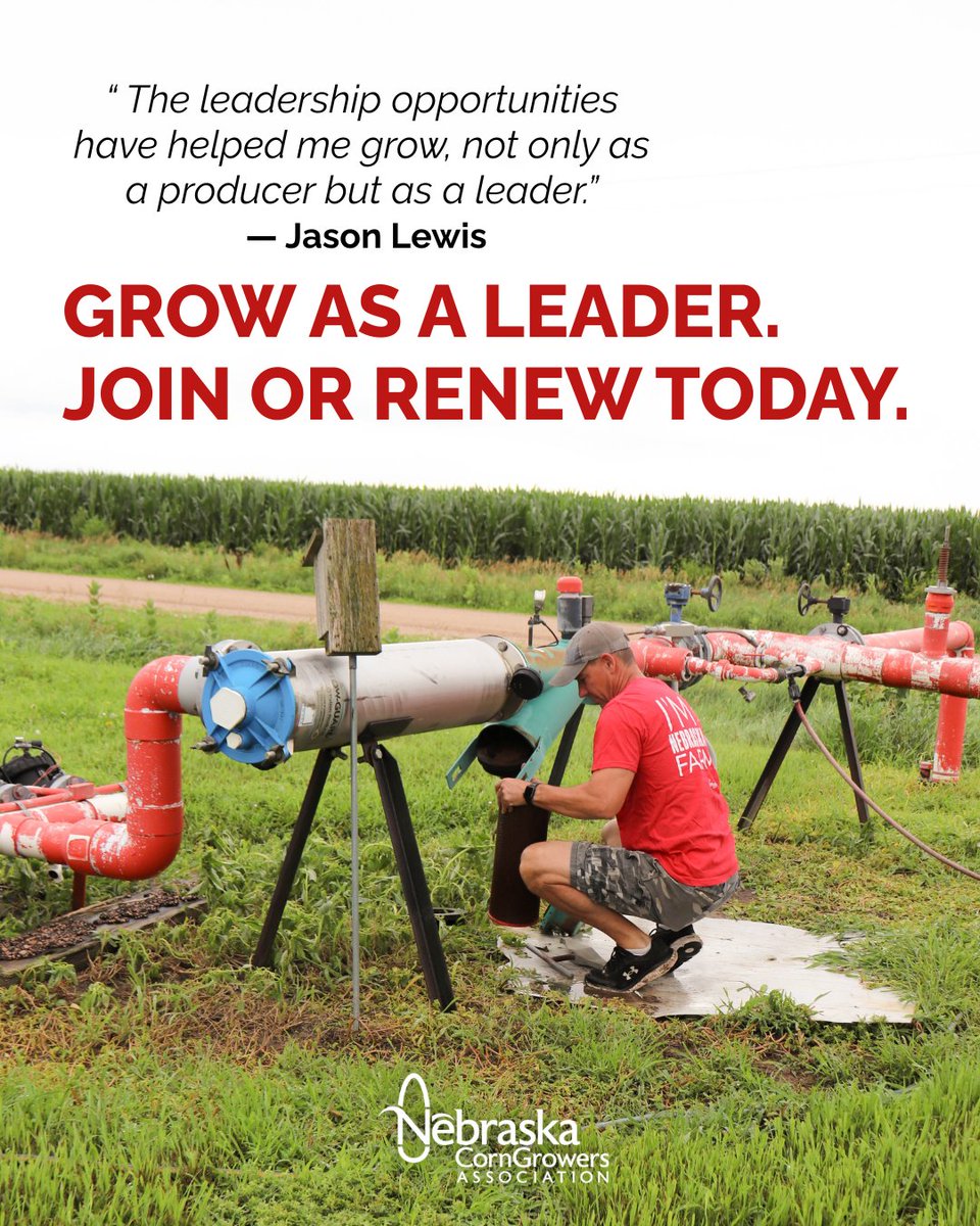 NeCGA's tweet photo. “The leadership opportunities have helped me grow, not only as a producer but as a leader.” – Jason Lewis

NECGA membership creates opportunities for growers to learn, lead and make an impact.

Join or renew: https://t.co/Cetq3RHFnw https://t.co/33dC34Zm93