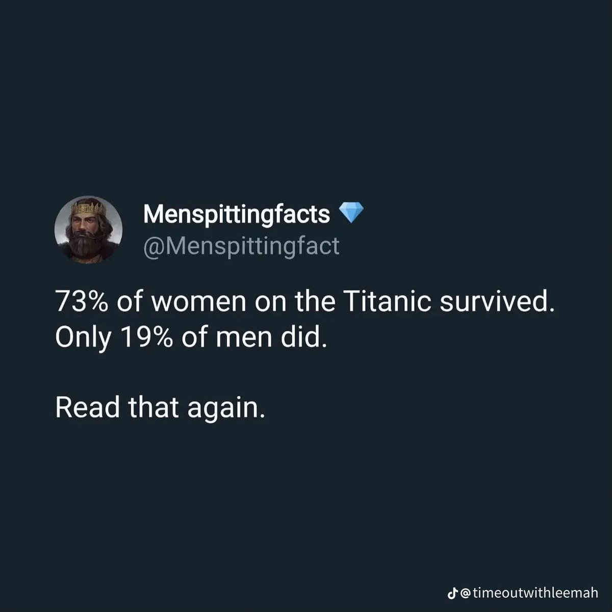 LifeStlye00's tweet photo. What does this have to teach you? even in the greatest storm men still have to save women first 🫶🏽❤️ https://t.co/RoDtd08ot8