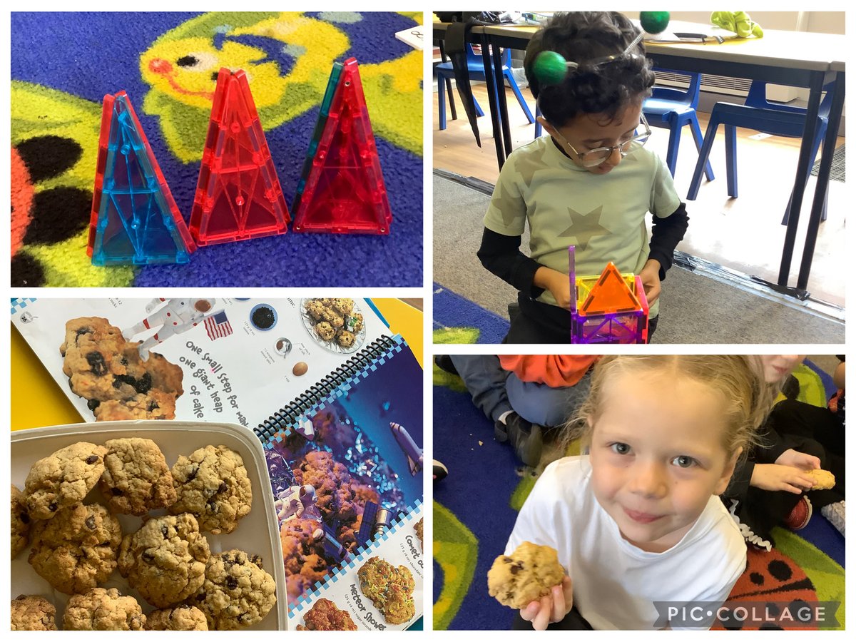 SaviourPrimary's tweet photo. Science week and a special ‘Space Day’ in school. Baking and creative fun in KS1. 🌑 🪐 #scienceweek #spaceday https://t.co/v3zmeH8i84