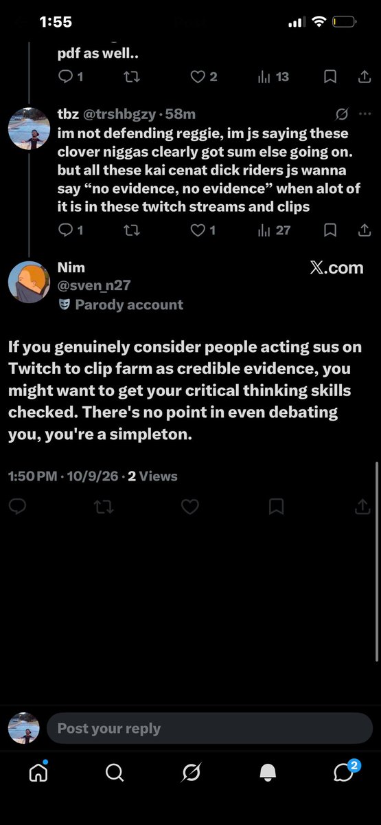 trshbgzy's tweet photo. @hayesslor @TrillRichMeeka @GeneralGate @sven_n27 @openureyezzzz @nyrbhimself this dumbass blocked me so i couldn’t reply lol https://t.co/QBEgPBf9on