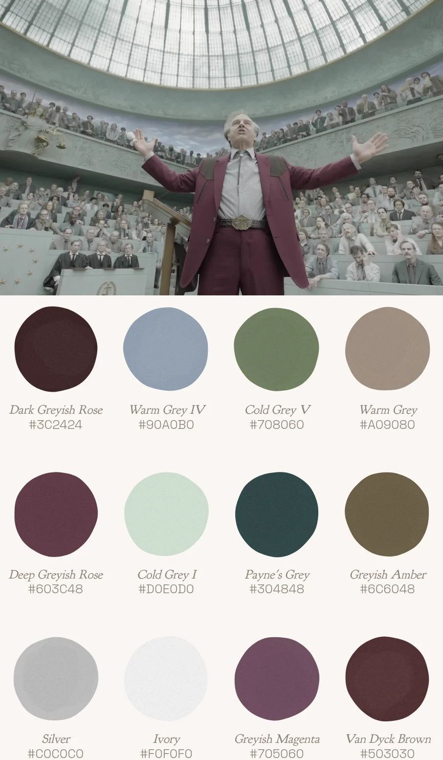Meditations in Color on X: "@TomCruise four distilled palettes!" / X