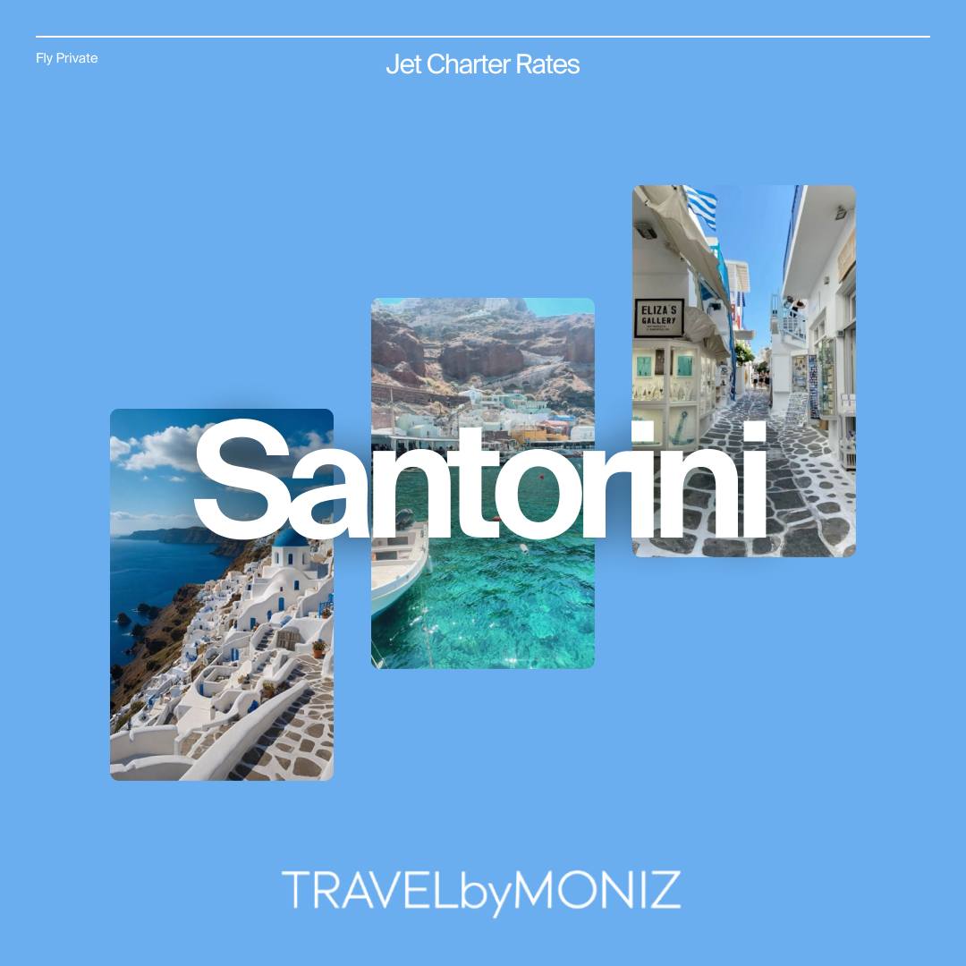 soso_a2011's tweet photo. Santorini is unforgettable: caldera views, whitewashed villages, blue domes and spectacular sunsets. Fly private for comfort and flexibility, arriving ready for a romantic getaway, celebration or luxury escape. https://t.co/0HMKlUFWtM