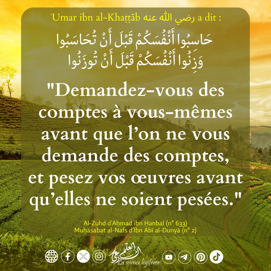 3ilmchar3i's tweet photo. 🟢 Demandez-vous des comptes à vous-mêmes ! https://t.co/e0El5I08Pc