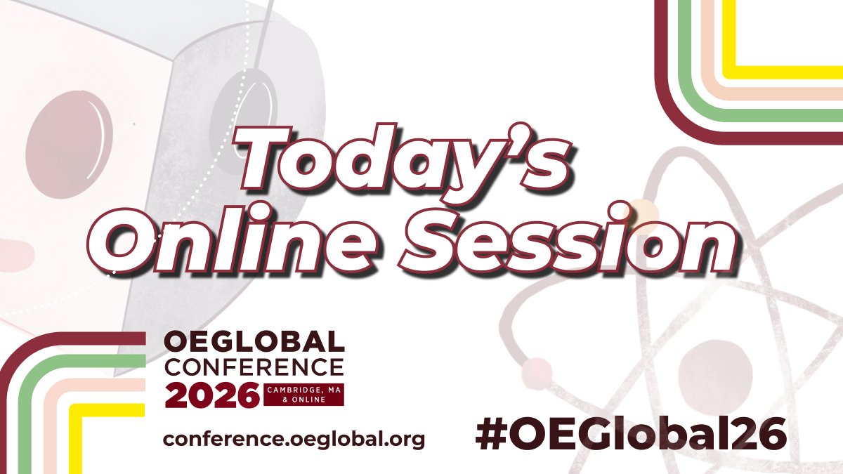 OpenEdGlobal's tweet photo. 💻 Online at #OEGlobal26 in 15 min (2:15pm EDT): "Sidebars as Seedbeds" with Jessica Kirschner (VIVA) and Victor Tan Chen.

How modular design makes OER easier to update, customise and localise.

Join live: https://t.co/oCvtObapHn
#OpenEducation #OER https://t.co/l31kfrYkW8