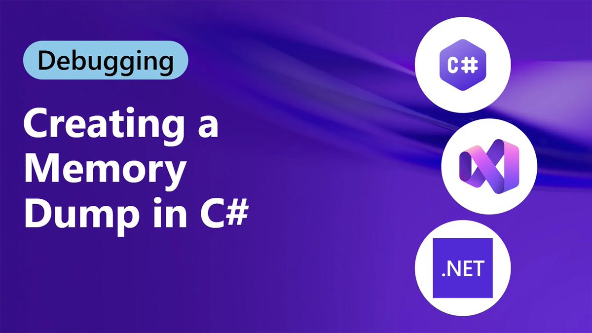 dotnet's tweet photo. 🚨 Production app frozen?
Use C# to monitor ThreadPool health, detect saturation, and automatically capture memory dumps for post-mortem debugging. 💾🔎

Stop guessing. Start investigating.
📖 Read: https://t.co/3Rb76oDb24 https://t.co/idFuuS2yTS