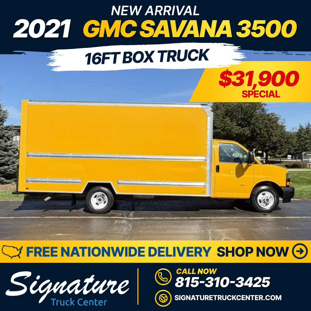 SignatureTrkCtr's tweet photo. 🚚 2021 GMC SAVANA 3500 — READY TO WORK!
📞 815-310-3425
🚚 FREE nationwide delivery!
🌐 https://t.co/YkPgP30Ztx

#GMCSavana #BoxTruck #CommercialVehicle https://t.co/rZk8qN1pIX