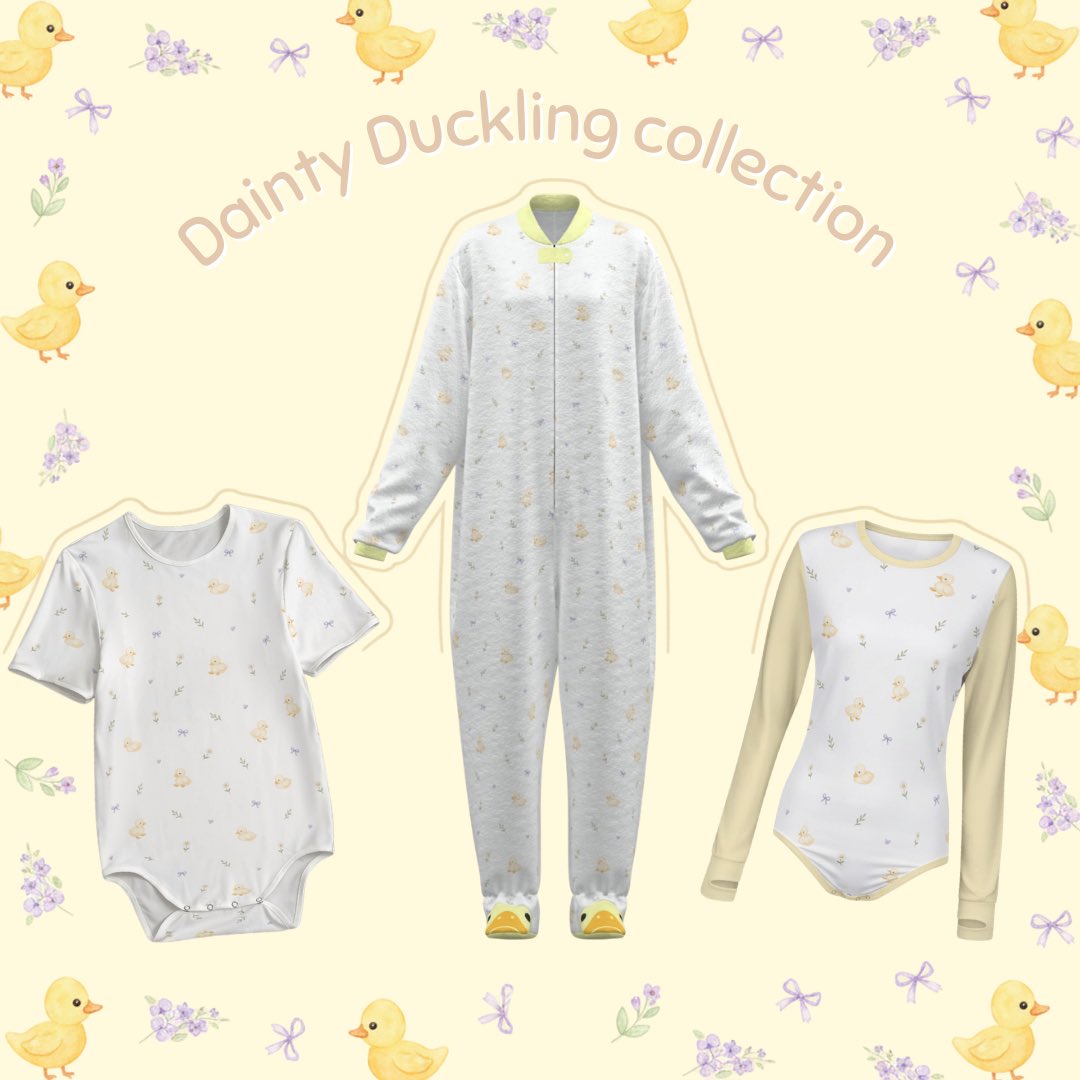 PastelPuddles's tweet photo. Sneak peek - collections 4/8 ♡ 

🐥💛 Dainty duckling 
🦋💜 Blossom butterflies 
🦒🤎 Safari Animals 
🐰🩷 Baby Bunnies 

Release date TBA! ♡ https://t.co/9vR5GMb77a https://t.co/6wqdSQXwnN