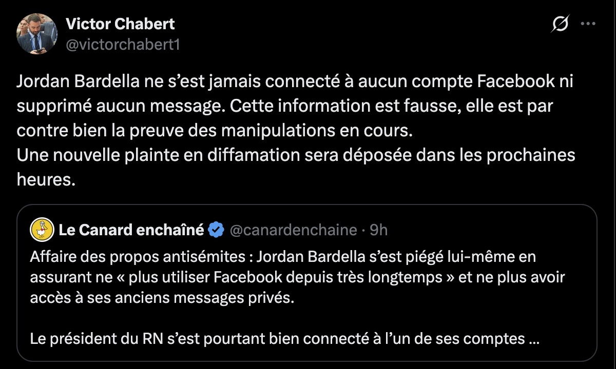 Nain_Portekoi's tweet photo. De deux choses l'une :
- soit Julien Odoul est tellement con qu'il ne sait pas que Médiapart et Le Canard Enchainé sont deux journaux différents.
- soit il ment volontairement, parce qu'il sait que ses électeurs sont trop cons pour aller vérifier ce qu'il dit. https://t.co/h7yOzRzTR0