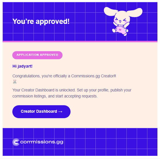 JadyArt's tweet photo. Me han aceptado como artista en @commissions_gg 🥳🥹💜

Estoy preparando todo aquí para abrir commis prontico 💜💜💜 https://t.co/WSpYpRSYux