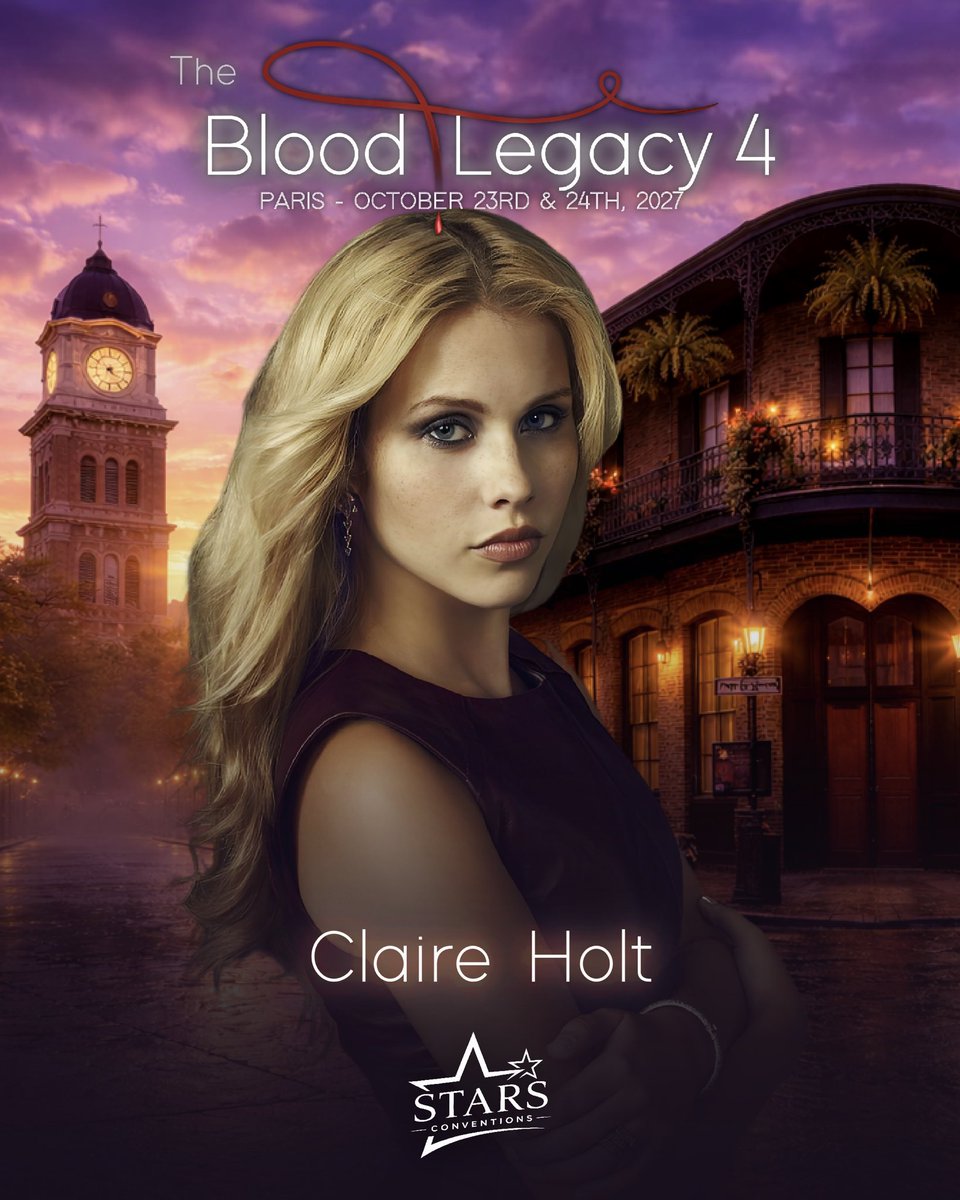 FrConventions's tweet photo. Claire Holt sera à la #TBL4 organisée par @StarsConvs https://t.co/8dwKMuoWsE