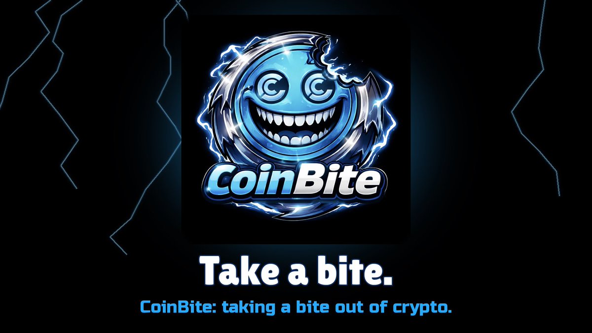 CoinBiteDev's tweet photo. Every coin wants to be the next big thing.  CoinBite just wants a snack. 🪙⚡  Meet the coin that bites back. Coming soon to Solana.  CoinBite: taking a bite out of crypto.  Take a bite. #CoinBite #Solana https://t.co/V3mRBDwRAN