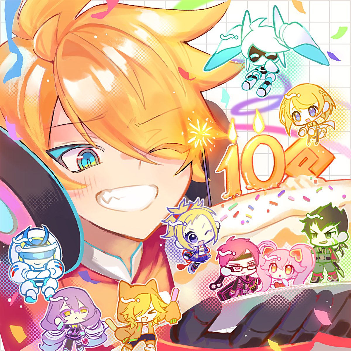 conpasu_RARIPPY's tweet photo. #コンパス10thおめでとうイラスト
君と歩んだ『10』🎂🌟🎊 https://t.co/xZVnZEe52D