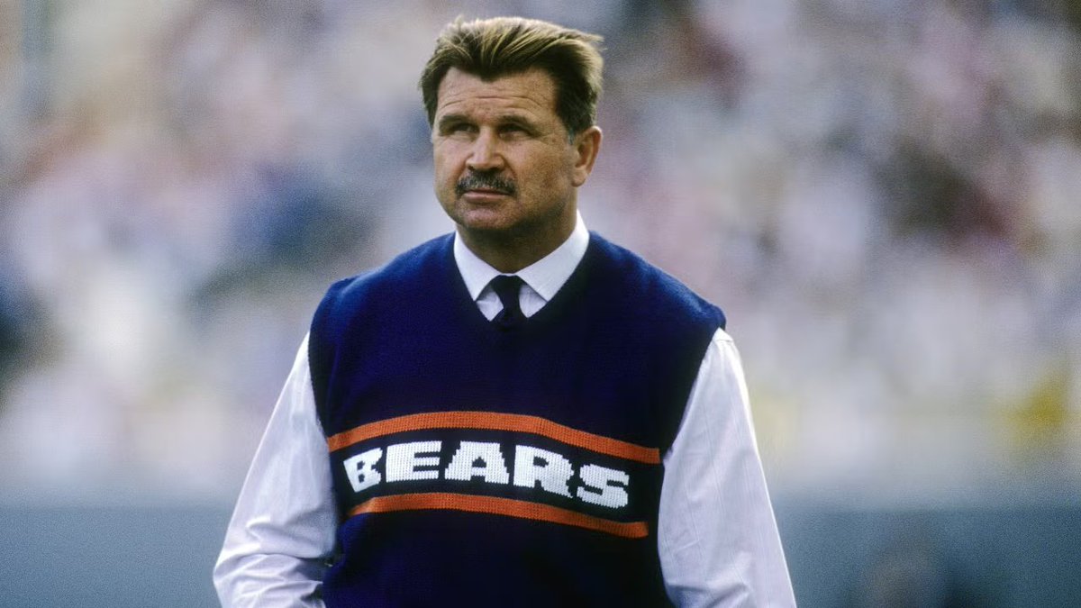 WorkingStiffPC's tweet photo. We at the Working Stiff Podcast would like to send our deepest condolences to the Family of Mike Ditka. I remember growing up, watching Bears games on TV... the man seemed larger than life.... 
Rest in Peace, Coach. See you down the road.... https://t.co/fTylG3dEqh