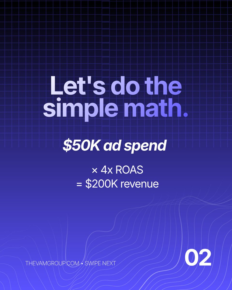 vam_group's tweet photo. A good ROAS feels great. 😅

But as your brand grows, the bigger question is:

Is your marketing actually making the business more profitable?

That's where looking beyond individual platform metrics matters.

#TheVAMGroup #ROAS #MarketingAnalytics #Profitability https://t.co/h5LrdXyG47