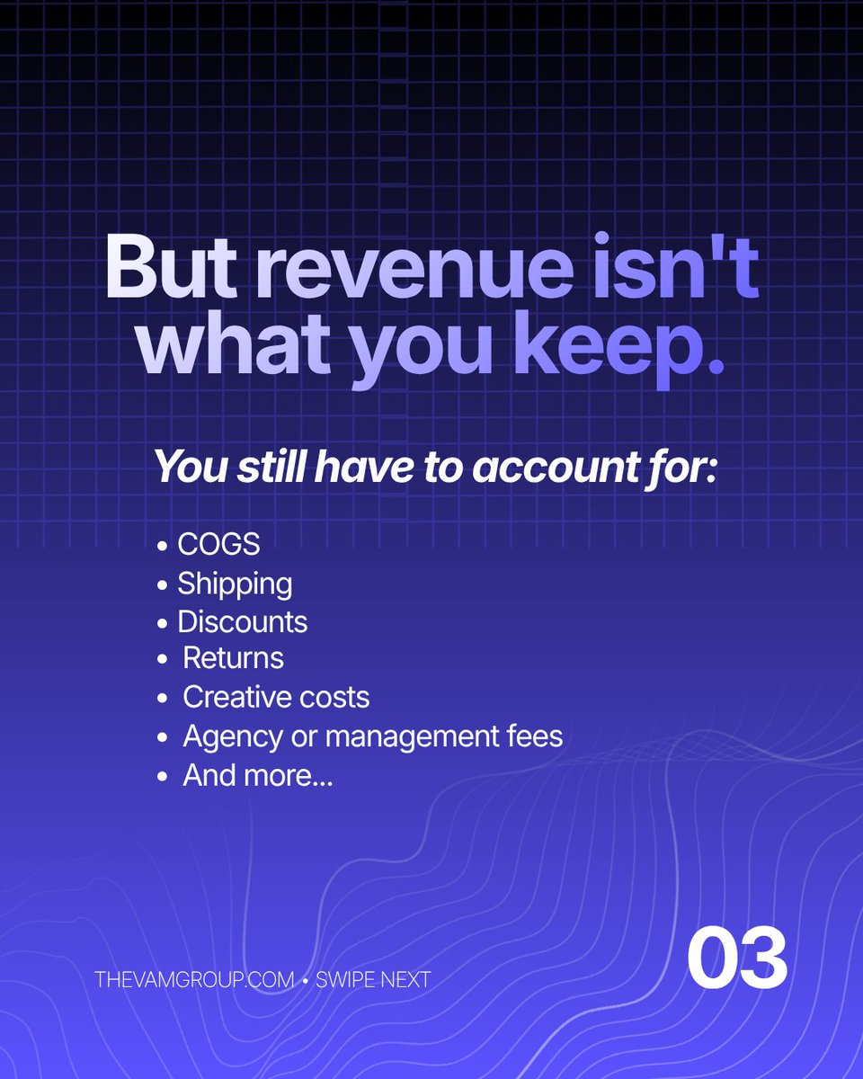 vam_group's tweet photo. A good ROAS feels great. 😅

But as your brand grows, the bigger question is:

Is your marketing actually making the business more profitable?

That's where looking beyond individual platform metrics matters.

#TheVAMGroup #ROAS #MarketingAnalytics #Profitability https://t.co/h5LrdXyG47