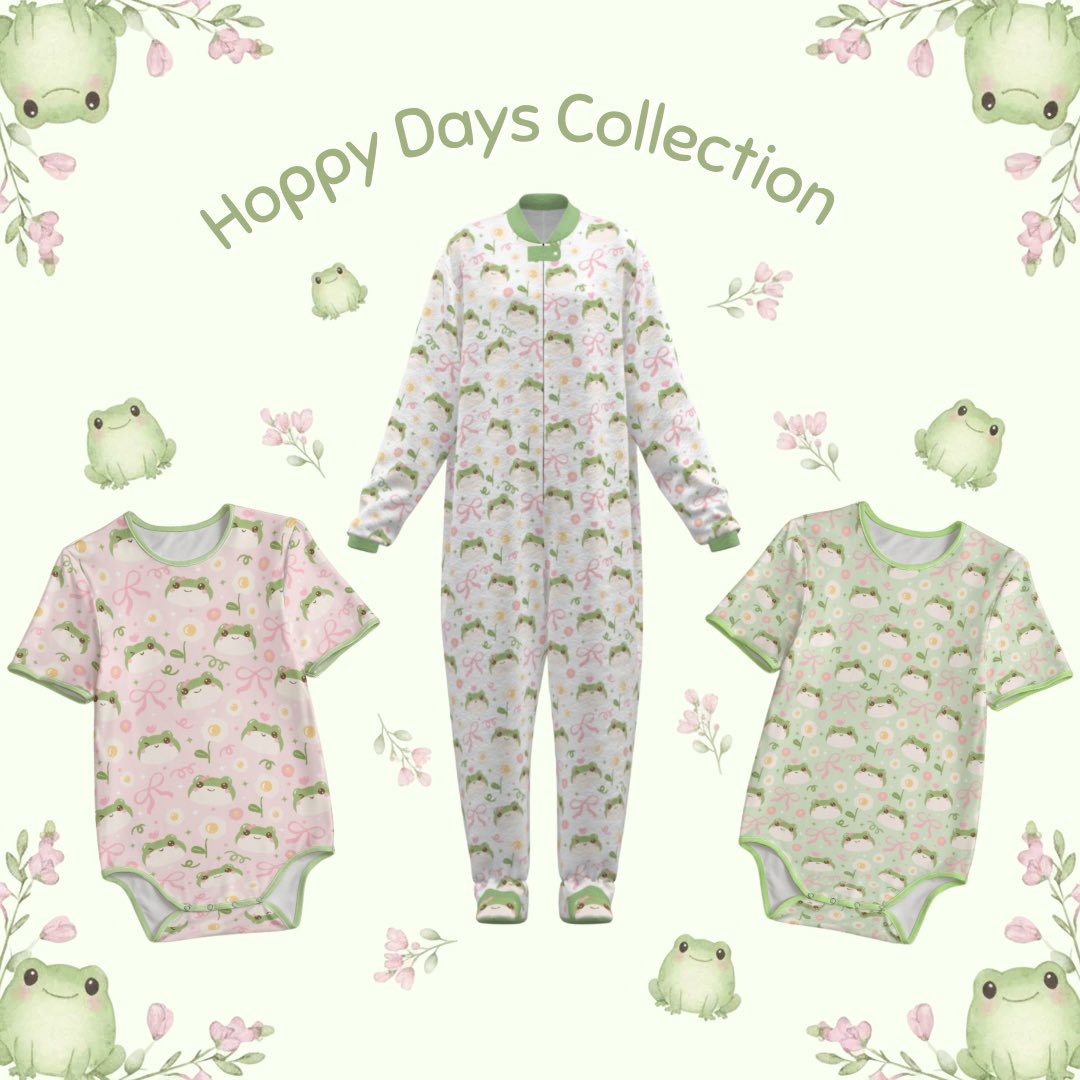 PastelPuddles's tweet photo. Sneak peek - collections 8/8 ♡ 

🐸🩷Hoppy days 
🦌🤎 Woodland baby 
🦖💚 Dino Daydreams
🪐🩵 Astrobaby

Release date TBA! ♡ https://t.co/9vR5GMbEWI https://t.co/v0i4H3dDJ3