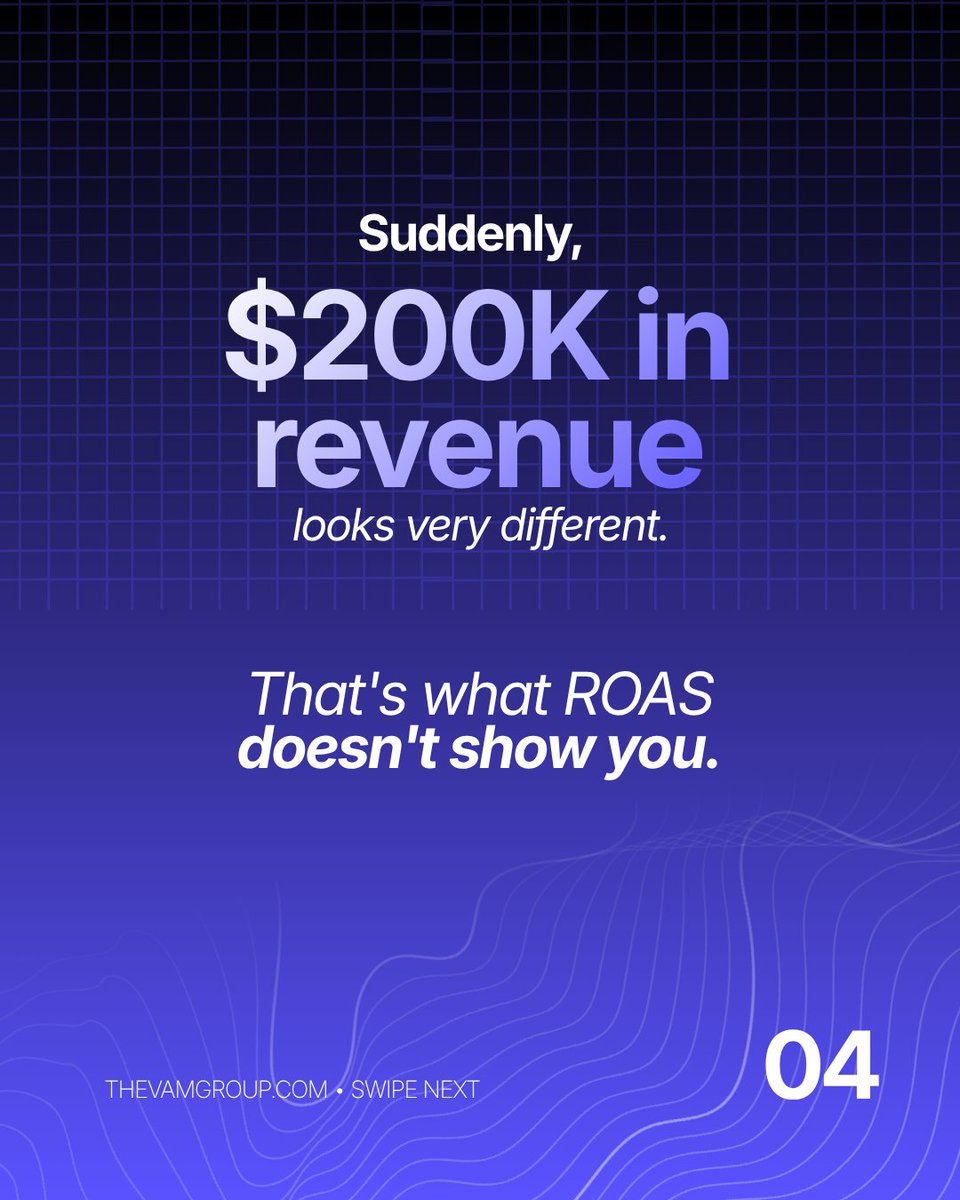 vam_group's tweet photo. A good ROAS feels great. 😅

But as your brand grows, the bigger question is:

Is your marketing actually making the business more profitable?

That's where looking beyond individual platform metrics matters.

#TheVAMGroup #ROAS #MarketingAnalytics #Profitability https://t.co/h5LrdXyG47