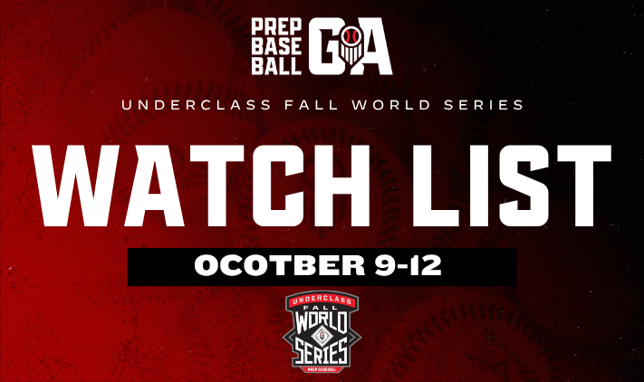 PrepBaseballGA's tweet photo. 𝐔𝐧𝐝𝐞𝐫𝐜𝐥𝐚𝐬𝐬 𝐅𝐚𝐥𝐥 𝐖𝐨𝐫𝐥𝐝 𝐒𝐞𝐫𝐢𝐞𝐬: 𝐒𝐭𝐨𝐜𝐤 𝐖𝐚𝐭𝐜𝐡 👀 

As we prepare for #FallUnderWS26 to kick off this evening. @IanSmittyGA  has some guys to keep an eye on after looking over rosters. 

New names and talents emerge from this even yearly, so the scouting staff excited to see the next wave of talent this weekend. 

40+ names ⤵️ 
🔗 https://t.co/WJHkoYHZyh