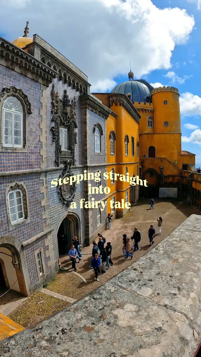 SOELEIVA's tweet photo. Just when you think Europe has no surprises left, you find Sintra. The colourful Pena National Palace feels straight out of a fairytale and remains one of my favourite spots in Portugal. A must-see day trip from Lisbon. https://t.co/miHkmImqPx