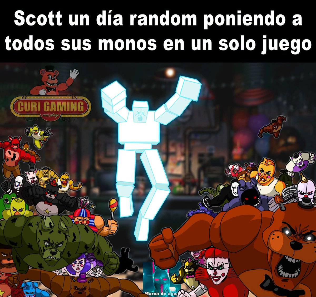 CuriGamingOfc's tweet photo. El verdadero Super Smash
#fnaf https://t.co/eG8zh2qUj8