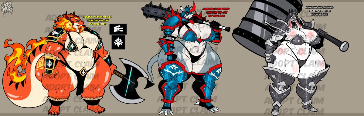 jacky_arts's tweet photo. !NEW FANTASY THEMED ADOPTABLE BATCH!   

Bid in the replies!! ENDS MONDAY!! https://t.co/Yn5StaFst8