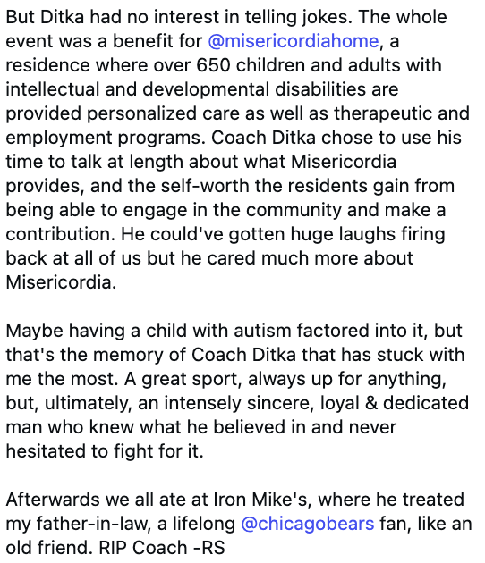 TriumphICDHQ's tweet photo. Rip Coach. Too much to say, it's all attached. #dabears #ditka https://t.co/yeShElnWtm