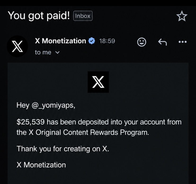 _yomiyaps's tweet photo. Just got paid 😭❤️
This is the testament that GOD is good!!! https://t.co/gz423xsM23
