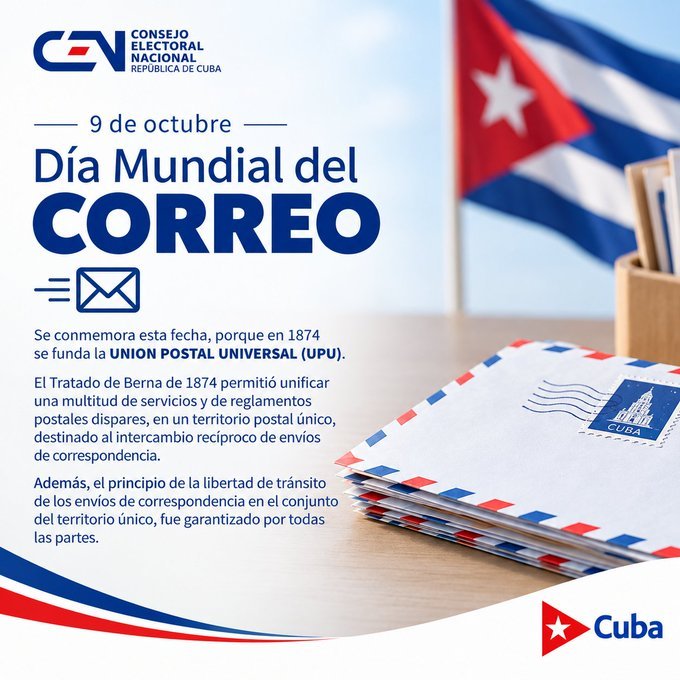 CMDesembarcoP's tweet photo. El Consejo de Dirección #Felicita a los trabajadores de #CorreosDeCuba en su dia #Felicidades #CubaEsAmor #EducaciónAntilla #EducaciónHolguín #CubaMined #HolguínSí #DesdeElOjoDelCaimàn #AntillaAvanzaConTodo https://t.co/2c1DCFHJSD