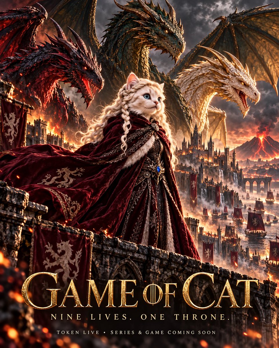 GameOfCatogob's tweet photo. 👑 GAME OF CAT — $500 CREATOR CHALLENGE 🐉🔥

ONE WINNER. $500 PRIZE.
Paid as 500 USDC on Solana.

Create an original video, edit, meme or artwork that brings the world of GAME OF CAT to life.

HOW TO ENTER:
• Publish your creation and tag @GameOfCatogob.
• Include #GameOfCat and #ContestEntry.
• Reply to this announcement with your entry link and public Solana wallet address.

⏳ Entries close 72 hours after this announcement is posted.
🏆 We’ll announce the winner publicly within 48 hours of closing and send the prize within 48 hours of the announcement.

Our team will judge entries on:
50% quality · 30% creativity · 20% genuine reach.

One entry per creator. Original work only. No bots, fake engagement, stolen content or promises of investment returns.

No purchase, DMs or advance approval required. Never share your private key or seed phrase.

Seven kingdoms. One winning creator. ⚔️🐈

Explore GAME OF CAT:
https://t.co/wgE1dF8Jau